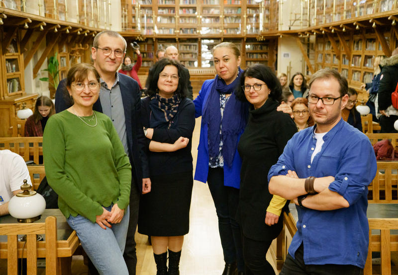 Lansare la Litere: Cristian Preda, Cristina Bogdan, Magda Răduță, Cosmin Ciotloș, Foto: Litere