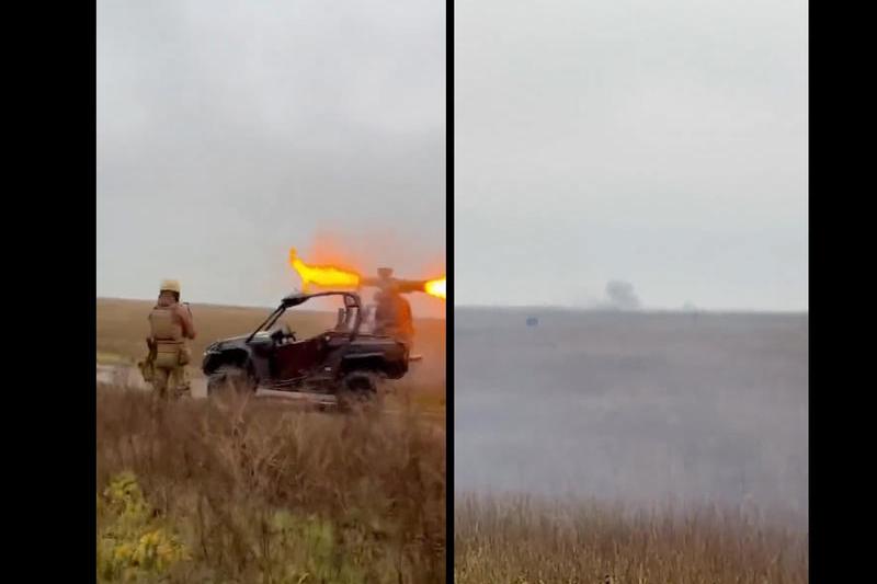 Noua improvizate a soldatilor ucraineni, Foto: Captura video