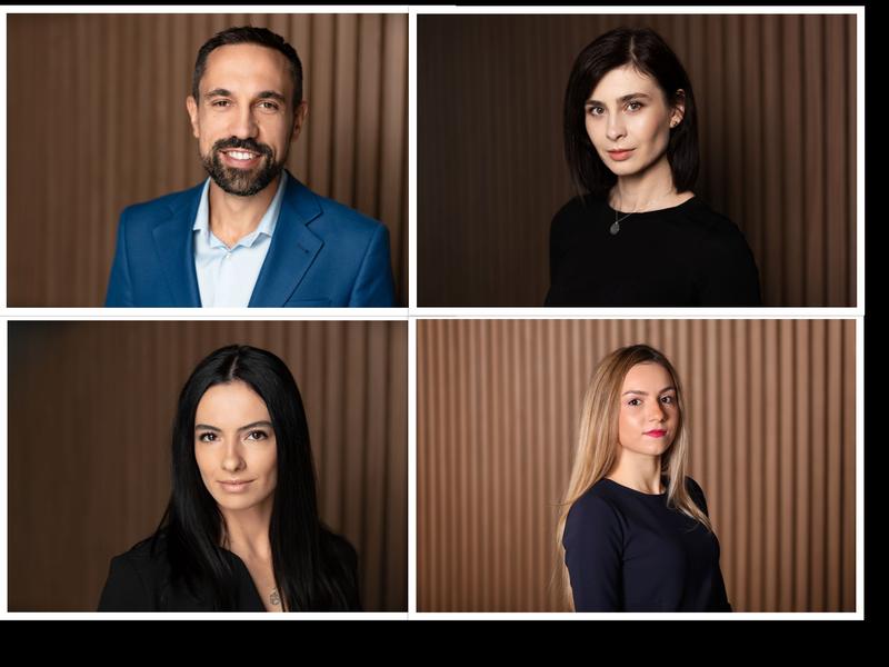 Ioan Dumitrașcu (partener), Irina Oprea (associate), Alexandra Dunăreanu (associate), Elisa Cristea (associate), Foto: Filip & Company
