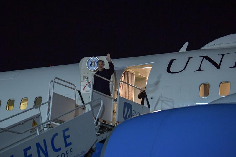 Secretarul de stat Antony Blinken a ajuns la București, Foto: Facebook Ambasada SUA