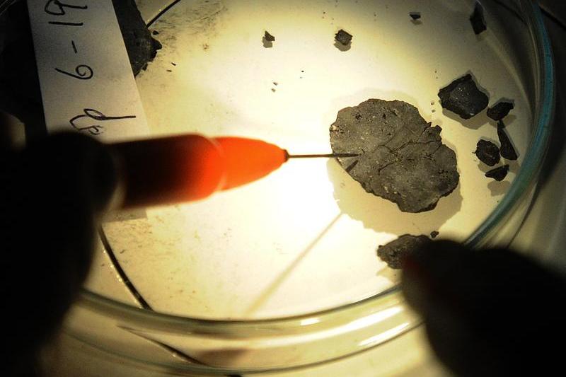 meteorit fragment, Foto: Krasilnikov Stanislav / TASS / Profimedia