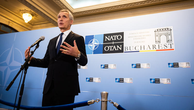 Jens Stoltenberg la București, Foto: NATO