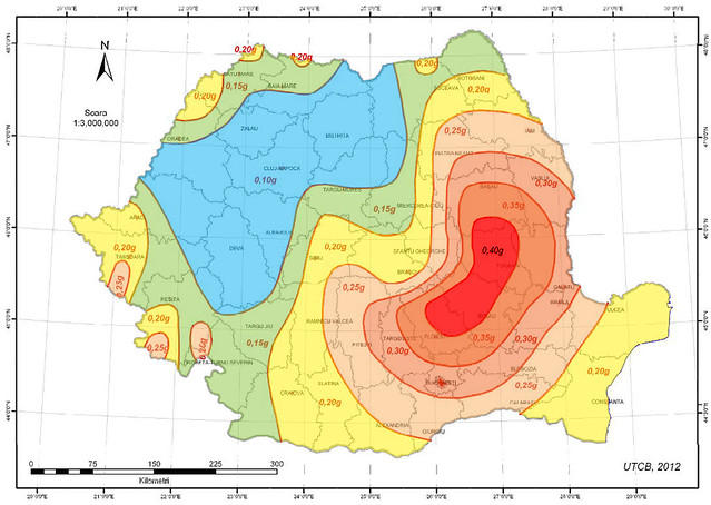 harti de hazard seismic, Foto: mobee.infp.ro