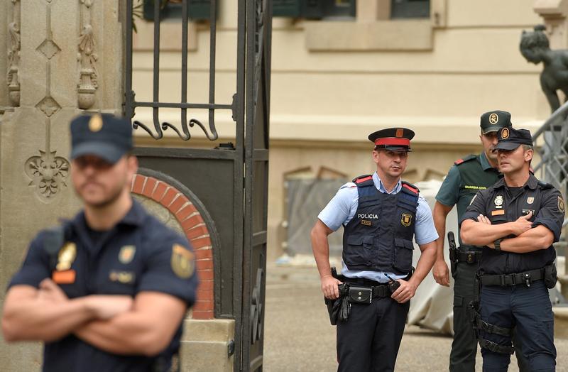 politia spaniola, Foto: LLUIS GENE / AFP / Profimedia