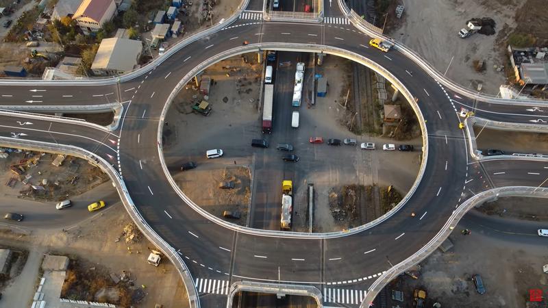 Pasajul de la Domnesti, inainte de inaugurare, Foto: Captura YouTube