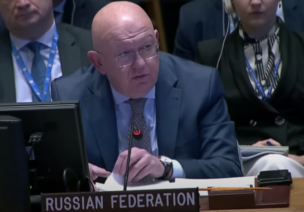 Vasili Nebenzia, Reprezentantul Rusiei la ONU, Foto: Captura YouTube - United Nations / Aktual24.ro