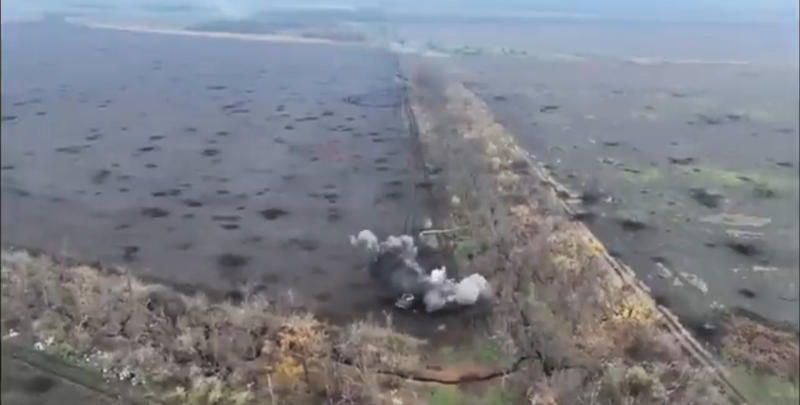 Lovituri ale ucrainenilor impotriva fortelor de invazie din Donetk, Foto: Captura video