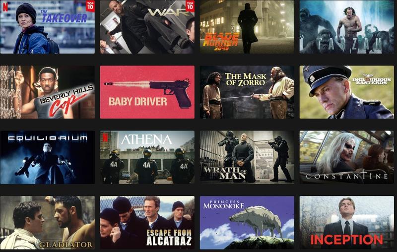 Filme de acțiune, Foto: captura Netflix