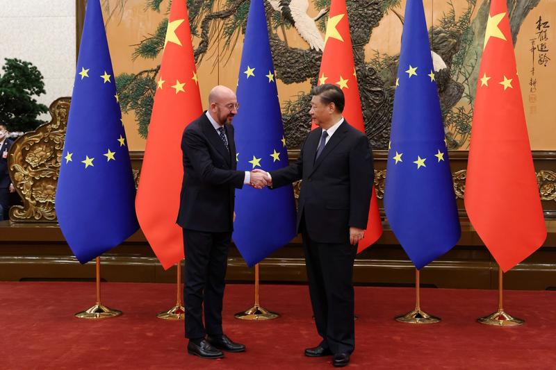 Charles Michel si Xi Jinping , Foto: Pignatelli/EUC / Zuma Press / Profimedia