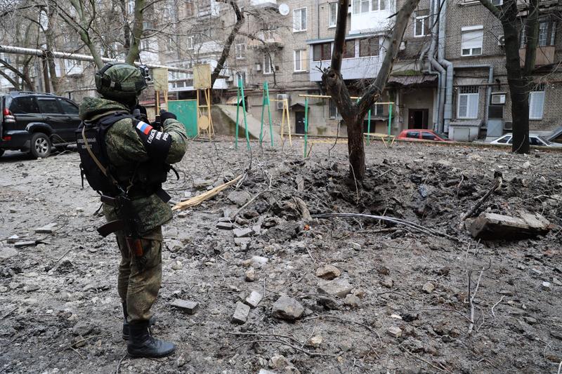 Soldat rus în regiunea Donețk, Foto: AA/ABACA / Abaca Press / Profimedia