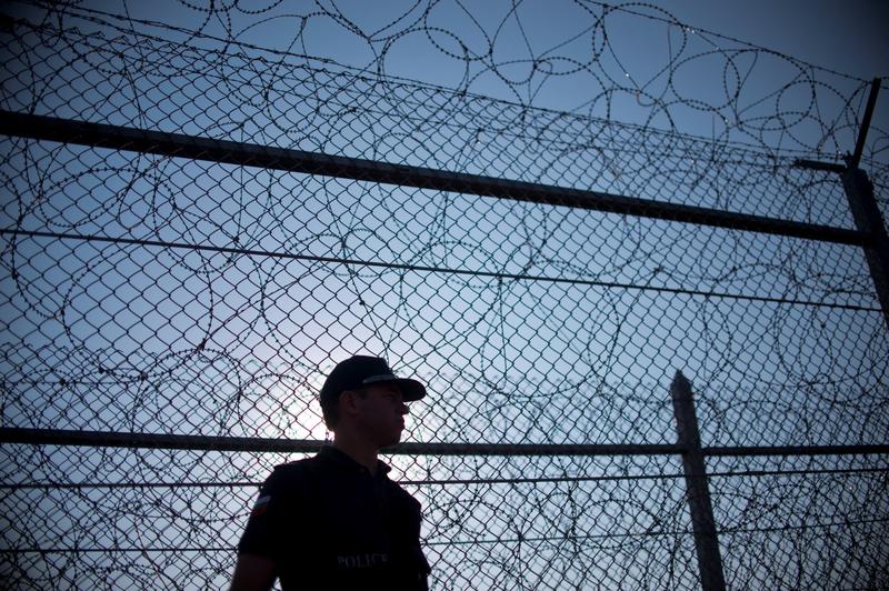 Politist de frontiera din Bulgaria, Foto: NIKOLAY DOYCHINOV / AFP / Profimedia