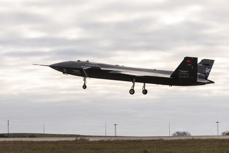 Drona „Kizilelma” dezvoltata de Baykar, Foto: AA / Abaca Press / Profimedia Images