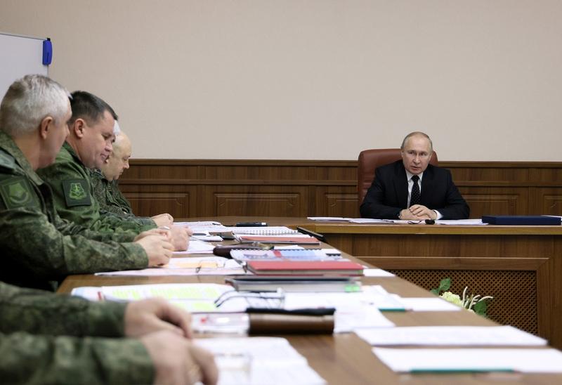 Vladimir Putin s-a întâlnit cu șefii operațiunii militare din Ucraina, Foto: Gavriil Grigorov / Sputnik / Profimedia