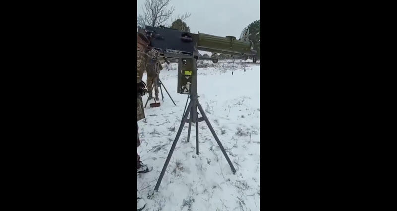 Mitraliere Maxim folosite de soldatii ucraineni, Foto: Captura video