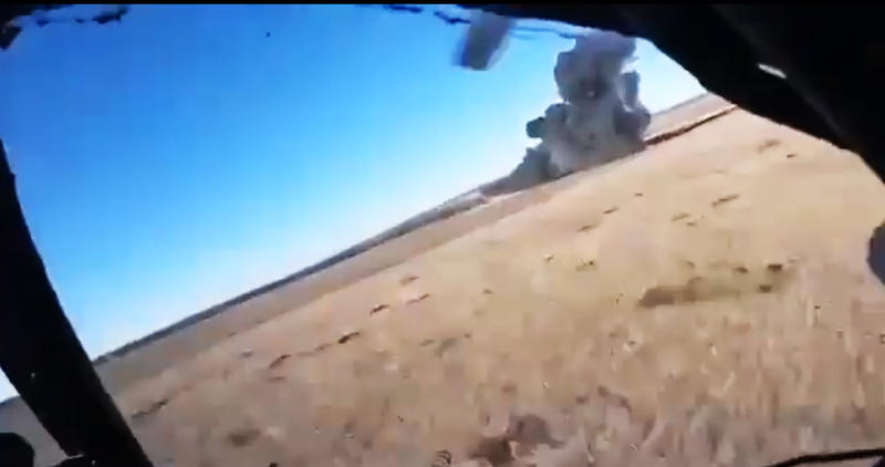 Elicopterul Mi-8 ucrainean a fost doborat in regiunea Donetk, Foto: Captura video