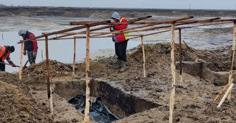 Mormant princiar descoperit intre Ploiesti si Buzau, pe traseul viitoarei autostrazi, Foto: CNAIR