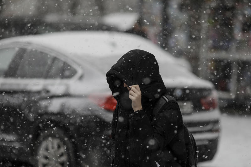 Vreme rece - ninsoare, Foto: Inquam Photos / Octav Ganea