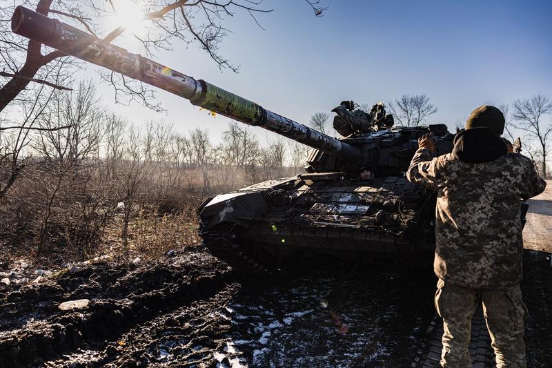 Tanc pe front - Războiul din Ucraina, Foto: Sameer Al-DOUMY / AFP / Profimedia