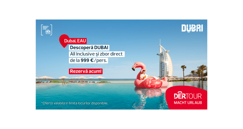 Dubai este destinația ideală pentru vacanța de iarnă. Află cât de puțin te costă o vacanță de 7 zile all inclusive cu zbor inclus!, Foto: dertour.ro