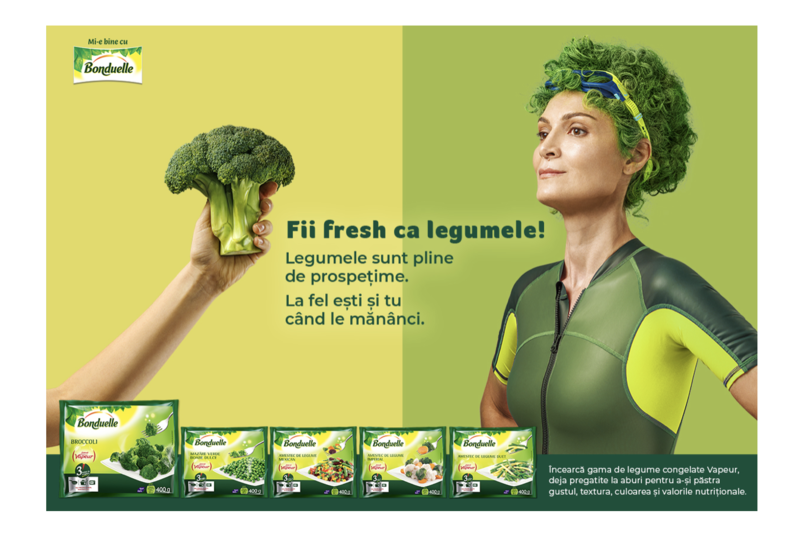 Studiu de caz: campania națională Bonduelle pentru gama de produse Vapeur, Foto: Bonduelle