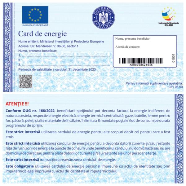 card energie, Foto: Marcel Bolos / Facebook