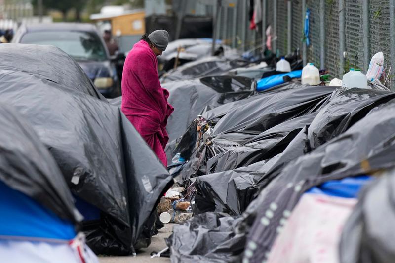 Migranți la granița Mexic-SUA, Foto: Fernando Llano / AP / Profimedia