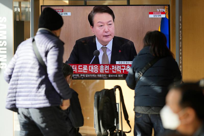 Presedintele sud-coreean Yoon Suk-yeol, Foto: Lee Jin-man / AP / Profimedia