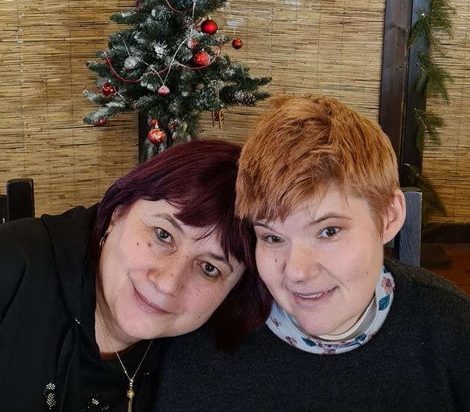 Dorica Dan și fiica sa, Oana, Foto: Arhiva personala