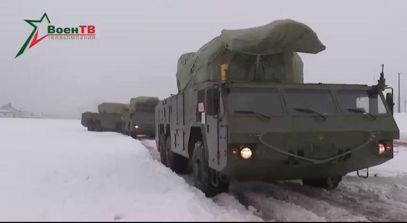 Sistem de apărare antiaeriană Tor-M2 adus de Rusia în Belarus, Foto: Not supplied / WillWest News / Profimedia