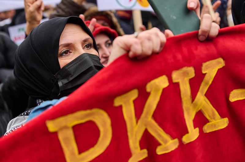 Manifestație a susținătorilor PKK, Foto: snapshot-photography/F Boillot / Shutterstock Editorial / Profimedia