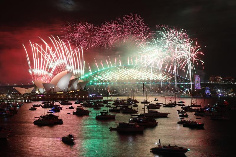 ​Metropola australiană Sydney a întâmpinat deja noul an, Foto: Richard Milnes / Shutterstock Editorial / Profimedia