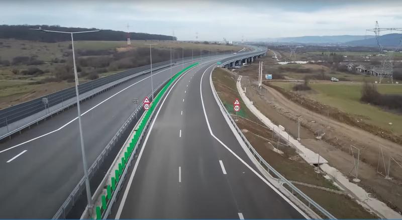 Autostrada A1 Sibiu - Pitesti - sectiunea de la Sibiu la Boita, Foto: Captura YouTube
