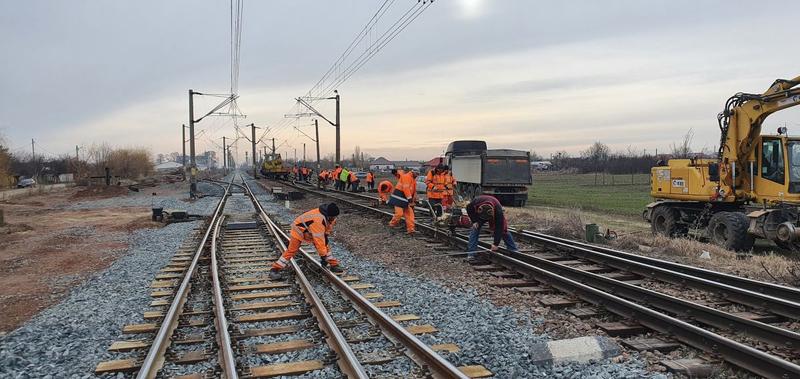 Lucrari feroviare, Foto: CFR Infrastructura