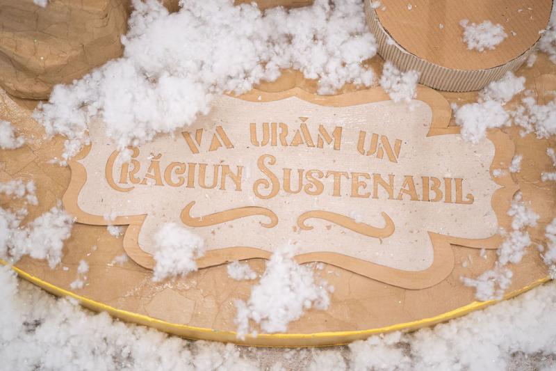 Grupul IULIUS a dedicat decoraţiunile de sărbători din mall-urile sale cauzei sustenabilităţii, Foto: Iulius Grup