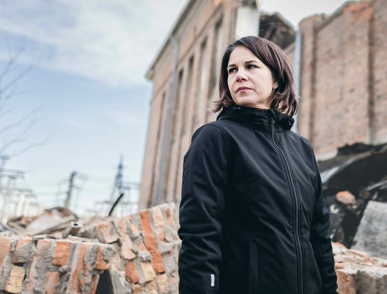 Annalena Baerbock în Harkov, Foto: Xander Heinl / DPA / Profimedia