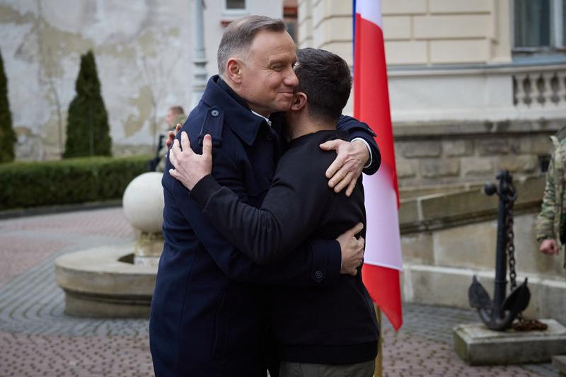 Andrzej Duda si Volodimir Zelenski, Foto: Ukraine Presidency via Bestimage / Bestimage / Profimedia