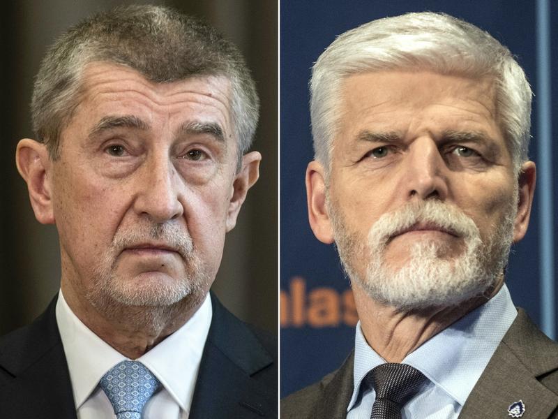 Andrej Babis și Petr Pavel, Foto: Michal Cizek / AFP / Profimedia