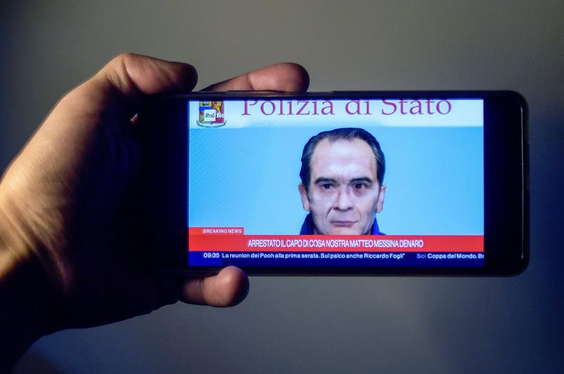 Matteo Denaro, arestat in Italia, Foto: Vincenzo Nuzzolese/SOPA Images / Shutterstock Editorial / Profimedia