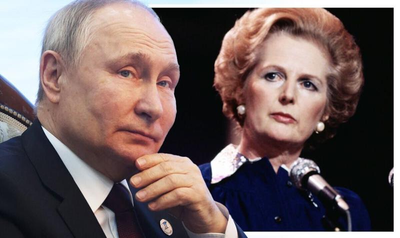 Margaret Thatcher și Vladimir Putin, Foto: editiadedimineata.ro