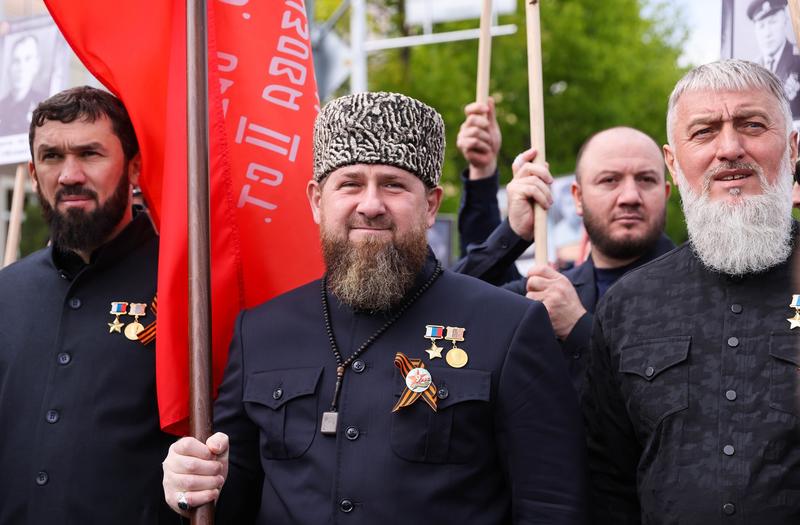 Ramzan Kadirov alaturi de Adam Delimkhanov (dreapta), Foto: Yelena Afonina / TASS / Profimedia Images