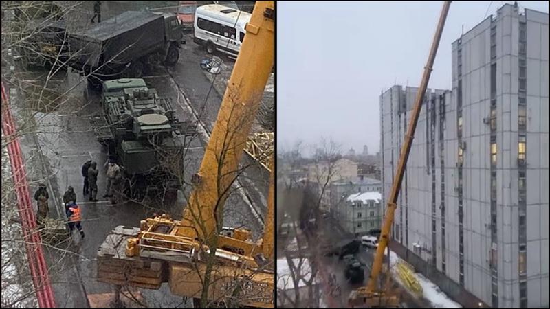 Sisteme Pantisr urcate pe cladiri inalte din Moscova, Foto: Colaj foto