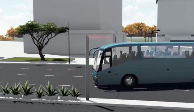 Sistem de presemnalizare cu sensori la Pasajul Unirii, Foto: Captura video