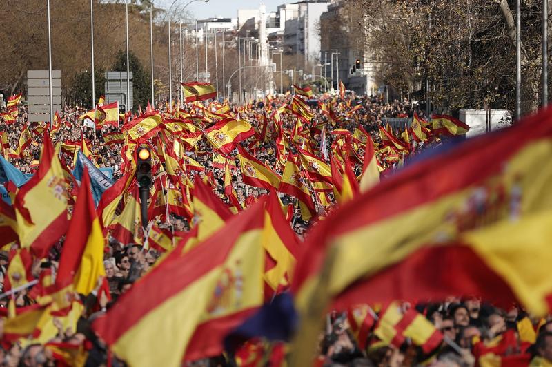 proteste antiguvernamentale in Spania, Foto: AA/ABACA / Abaca Press / Profimedia