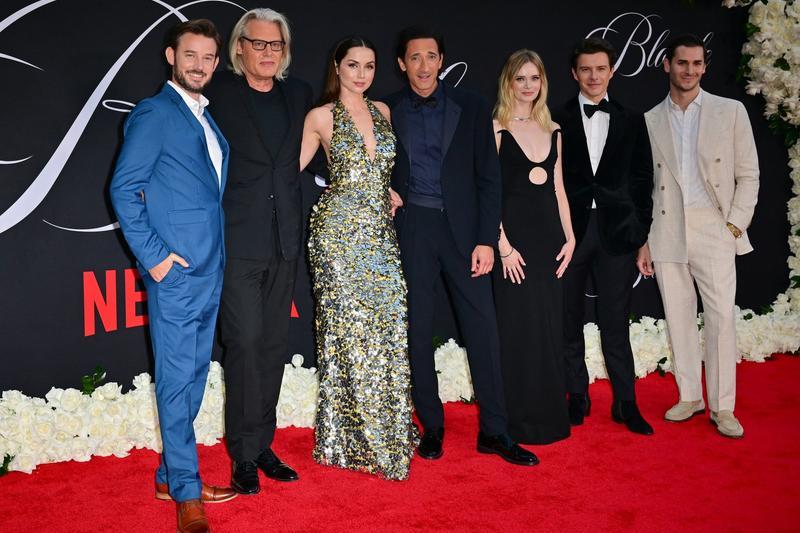 Actorii din „Blonde” la premiera filmului Netflix, Foto: Frederic J. Brown / AFP / Profimedia Images