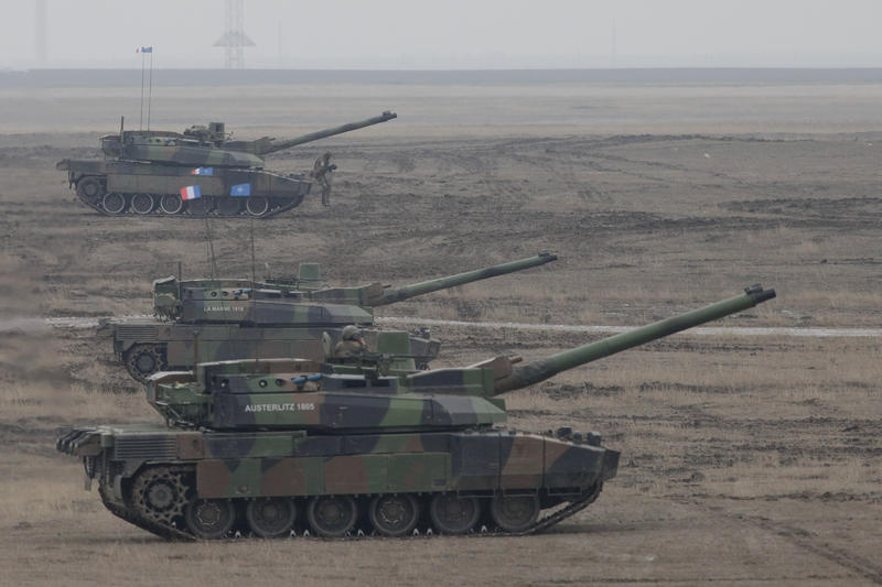 Tancuri de luptă Leclerc în România, Foto: Inquam Photos / George Calin