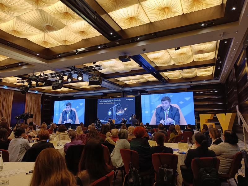 Alin Chitu la conferinta EY Romania, Foto: Hotnews