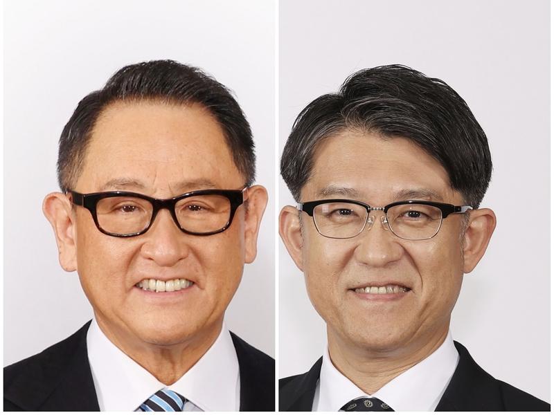 Akio Toyoda si Koji Sato, Foto: Toyota