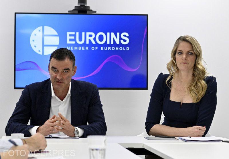 Kiril Boshov si Tanja Blatnik, Euroins, Foto: AGERPRES