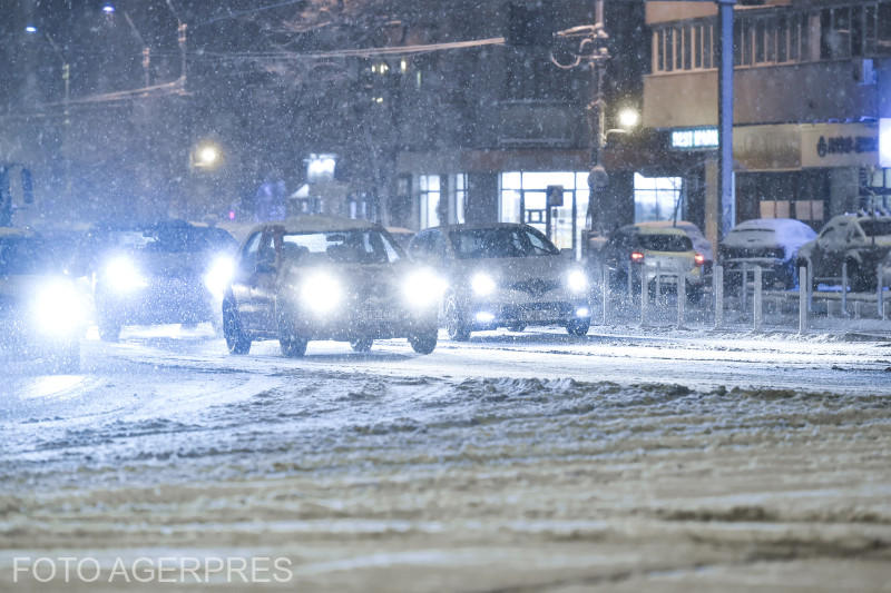 Ninsoare în București, Foto: AGERPRES