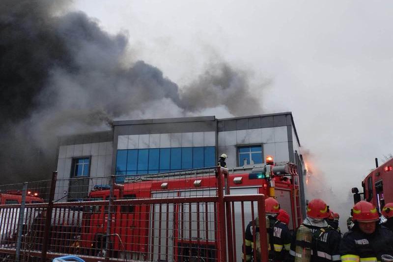 Incendiu Voluntari , Foto: ISU Bucuresti-Ilfov